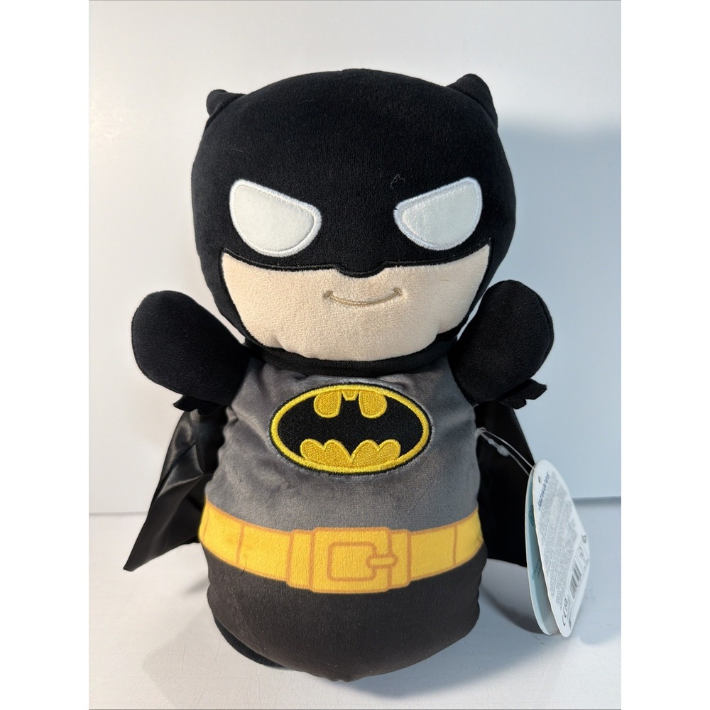 Squishmallows KellyToy HugMee Batman DC Comics 10" Cape Soft Plush New W/ Tag